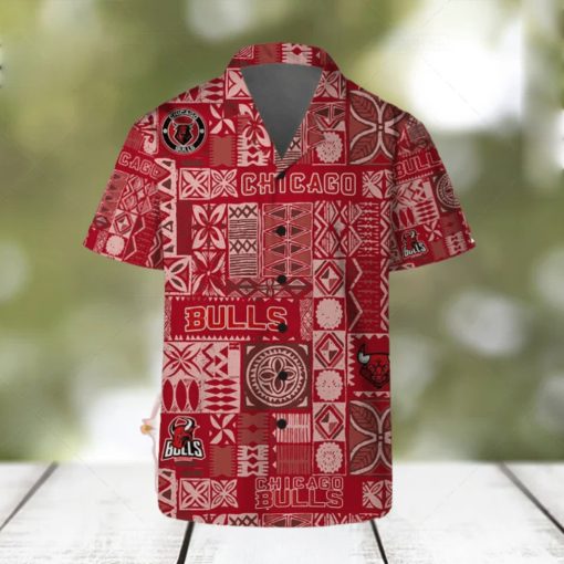Chicago Bulls Hawaii Set Summer Pattern 3D Hawaiian Shirt And Shorts