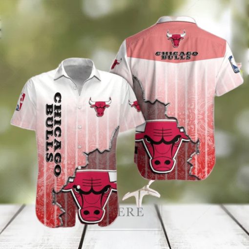 Chicago Bulls Red Hawaiian Shirt Style Gift