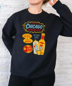 Chicago Handshake Sign Painting Zip Up shirt