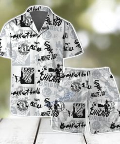 Chicago White Sox MLB Team Logo Street Style Design Hawaiian Shirt & Short