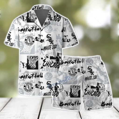 Chicago White Sox MLB Team Logo Street Style Design Hawaiian Shirt & Short