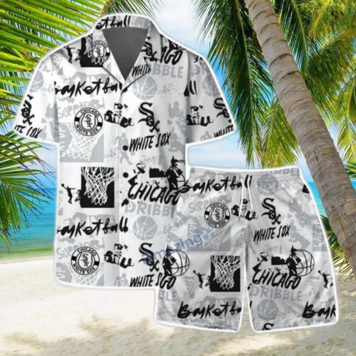 Chicago White Sox MLB Team Logo Street Style Design Hawaiian Shirt & Short