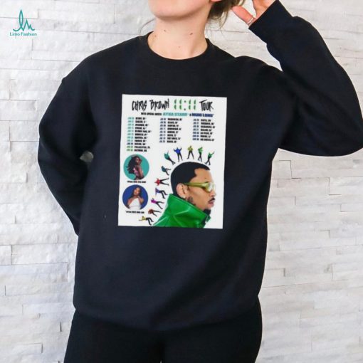 Chris Brown 11 11 Tour 2024 Tour Poster Shirt