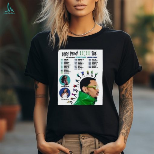 Chris Brown 11 11 Tour 2024 Tour Poster Shirt