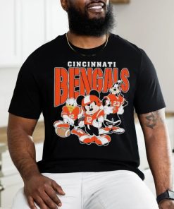 Cincinnati Bengals Mickey Donald Duck And Goofy Football Team 2024 T shirt