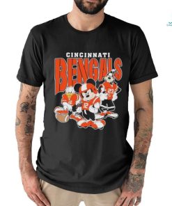 Cincinnati Bengals Mickey Donald Duck And Goofy Football Team 2024 T shirt