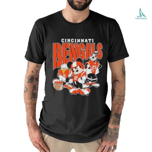 Cincinnati Bengals Mickey Donald Duck And Goofy Football Team 2024 T shirt