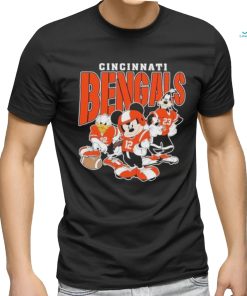 Cincinnati Bengals Mickey Donald Duck And Goofy Football Team 2024 T shirt