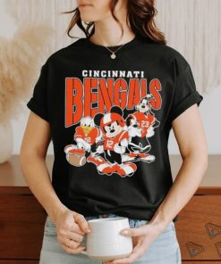 Cincinnati Bengals Mickey Donald Duck And Goofy Football Team 2024 T shirt