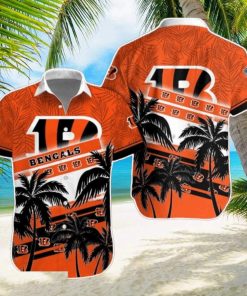 Cincinnati Bengals NFL Hawaiian Shirt Palm Trees Pattern New Design For Fans