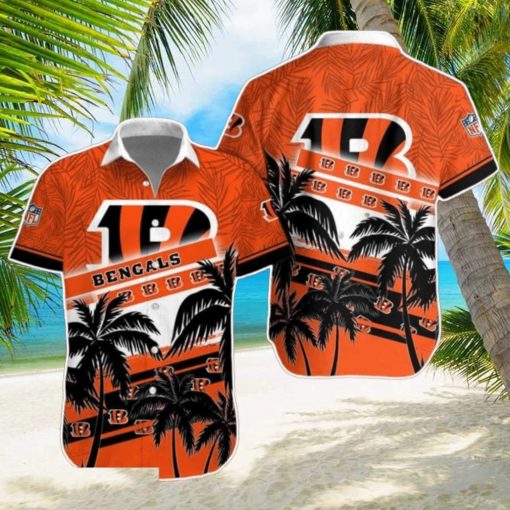 Cincinnati Bengals NFL Hawaiian Shirt Palm Trees Pattern New Design For Fans