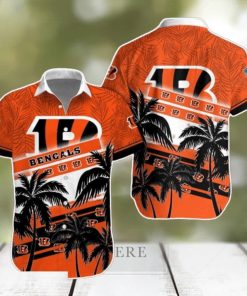 Cincinnati Bengals NFL Hawaiian Shirt Palm Trees Pattern New Design For Fans