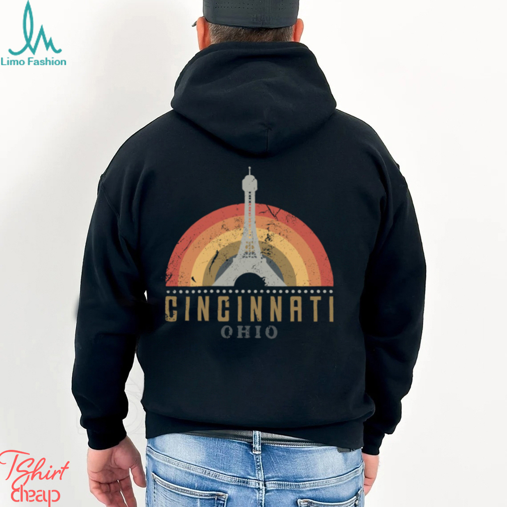 Cincinnati Eiffel Tower Tee Shirt Cincinnati Eiffel Tower Tee Shirt