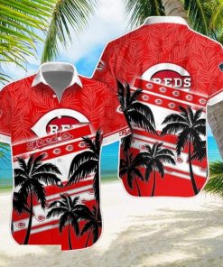 Cincinnati Reds MLB Hawaiian Shirt Palm Trees Pattern New Design For Fans