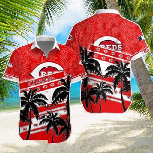 Cincinnati Reds MLB Hawaiian Shirt Palm Trees Pattern New Design For Fans
