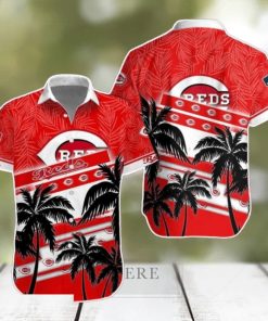 Cincinnati Reds MLB Hawaiian Shirt Palm Trees Pattern New Design For Fans