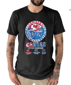 City Of Champions Kansas Sports Teams Logo Shirt