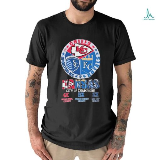 City Of Champions Kansas Sports Teams Logo Shirt