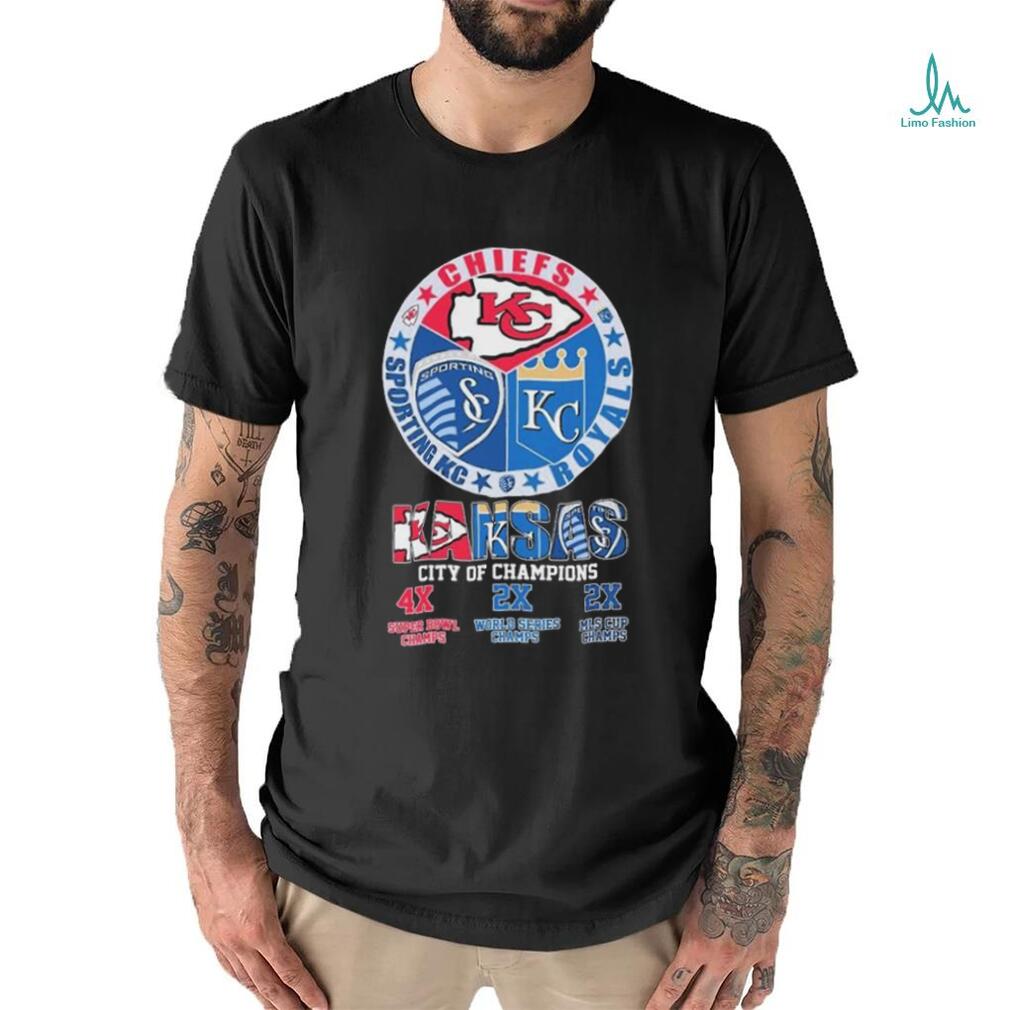 City Of Champions Kansas Sports Teams Logo Shirt City Of Champions Kansas Sports Teams Logo Shirt