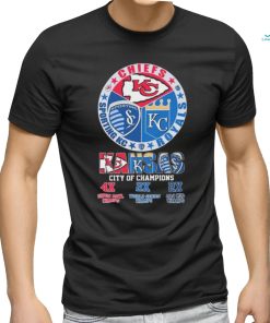 City Of Champions Kansas Sports Teams Logo Shirt