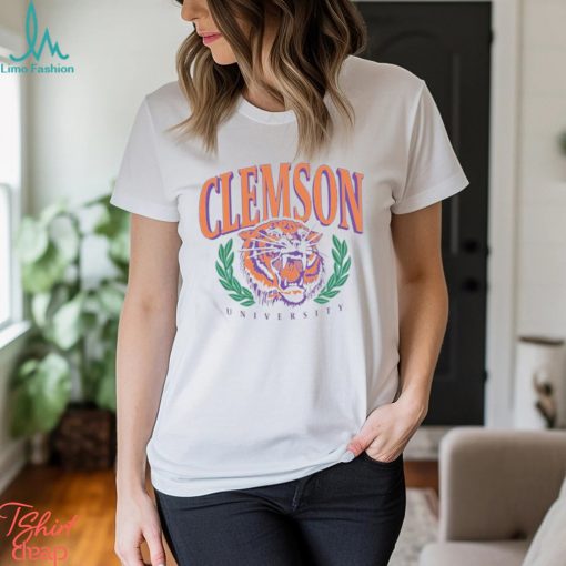 Clemson Tigers University Throwback T Shirt