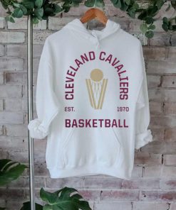 Cleveland Cavaliers Merch White Cleveland Basketball Arch Tee shirt