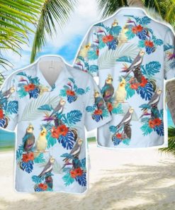 Cockatiel 3D Full Printed Hawaiian Shirt Beach Gift Shirt