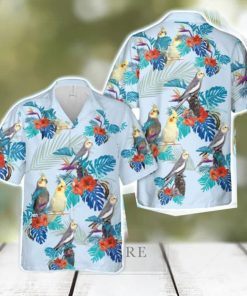 Cockatiel 3D Full Printed Hawaiian Shirt Beach Gift Shirt