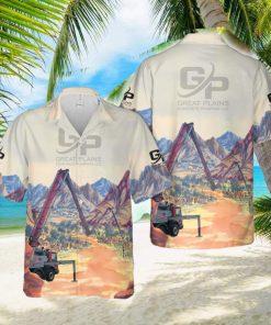 Concrete Pump Truck Hawaiian Shirt