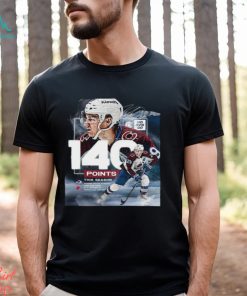 Congrats Nathan MacKinnon From Colorado Avalanche For Scoring 140 Points In This Season Classic T Shirt
