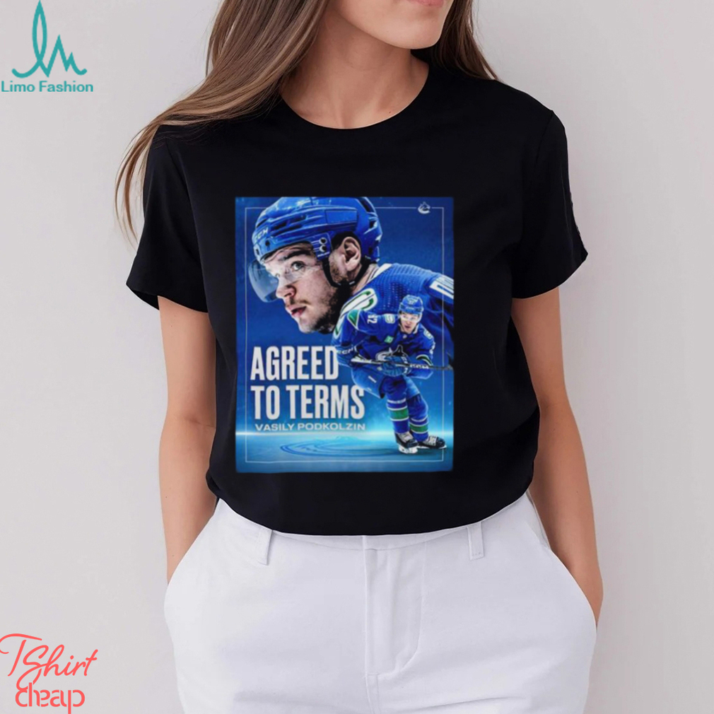 Congrats To Vasily Podkolzin From Vancouver Canucks The Club Has Agreed To Terms On A Two Year Contract Classic T Shirt Congrats To Vasily Podkolzin From Vancouver Canucks The Club Has Agreed To Terms On A Two Year Contract Classic T Shirt