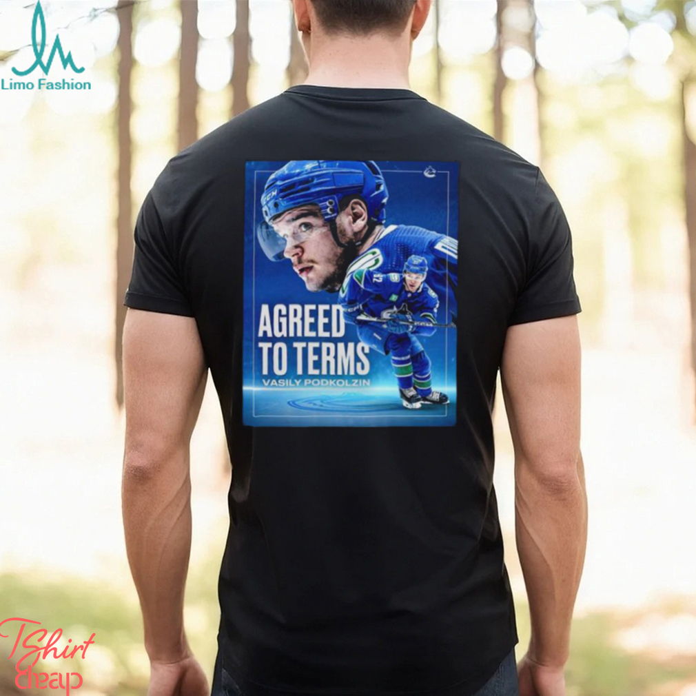 Congrats To Vasily Podkolzin From Vancouver Canucks The Club Has Agreed To Terms On A Two Year Contract Classic T Shirt Congrats To Vasily Podkolzin From Vancouver Canucks The Club Has Agreed To Terms On A Two Year Contract Classic T Shirt
