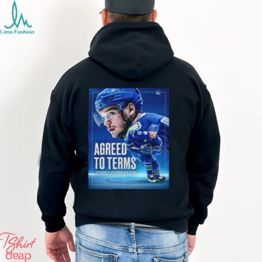 Congrats To Vasily Podkolzin From Vancouver Canucks The Club Has Agreed To Terms On A Two Year Contract Classic T Shirt