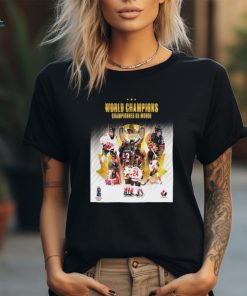 Congratulation Canada Hockey Championnes Du Monde IIHF World Champions Shirt