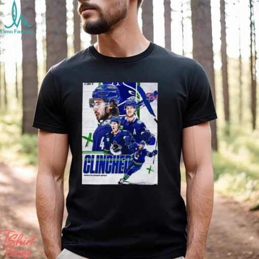 Congratulation Vancouver Canucks Playoff Clinch Stanley Cup NHL 2024 Shirt