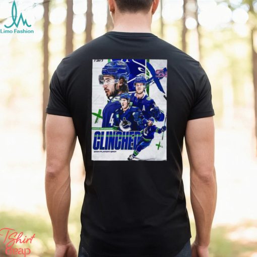 Congratulation Vancouver Canucks Playoff Clinch Stanley Cup NHL 2024 Shirt