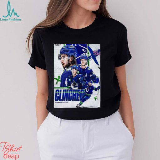 Congratulation Vancouver Canucks Playoff Clinch Stanley Cup NHL 2024 Shirt