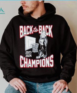 Connecticut Huskies basketball 2023 2024 back to back Champions shirt