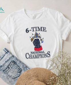 Connecticut Huskies basketball 6 time national Champions shirt