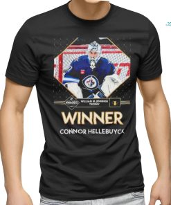 Connor Hellebuyck Winner William M.Jennings Trophy Awards Regular Season 2024 For Winnipeg Jets NHL Shirt