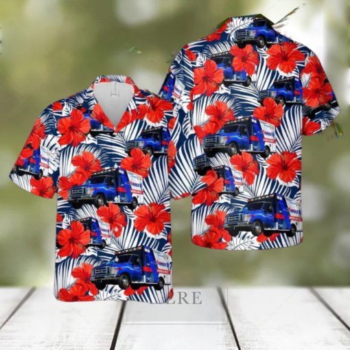 Corozal, Puerto Rico, Nevarez Ambulance Hawaiian Shirt Summer Holiday Gift