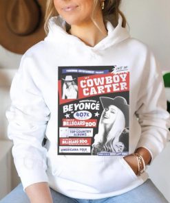 Cowboy Carter Rides Straight To The Top Hats Off Beyonce T Shirt