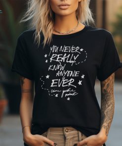 Crime Junkie Merch You Never Really Know Anyone Seafoam Shirt