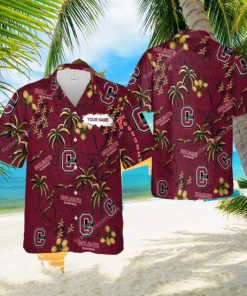 Custom Name Colgate Raiders 3D Hawaiian Shirt Gold Flower Vintage All Over Print Gift For Fans