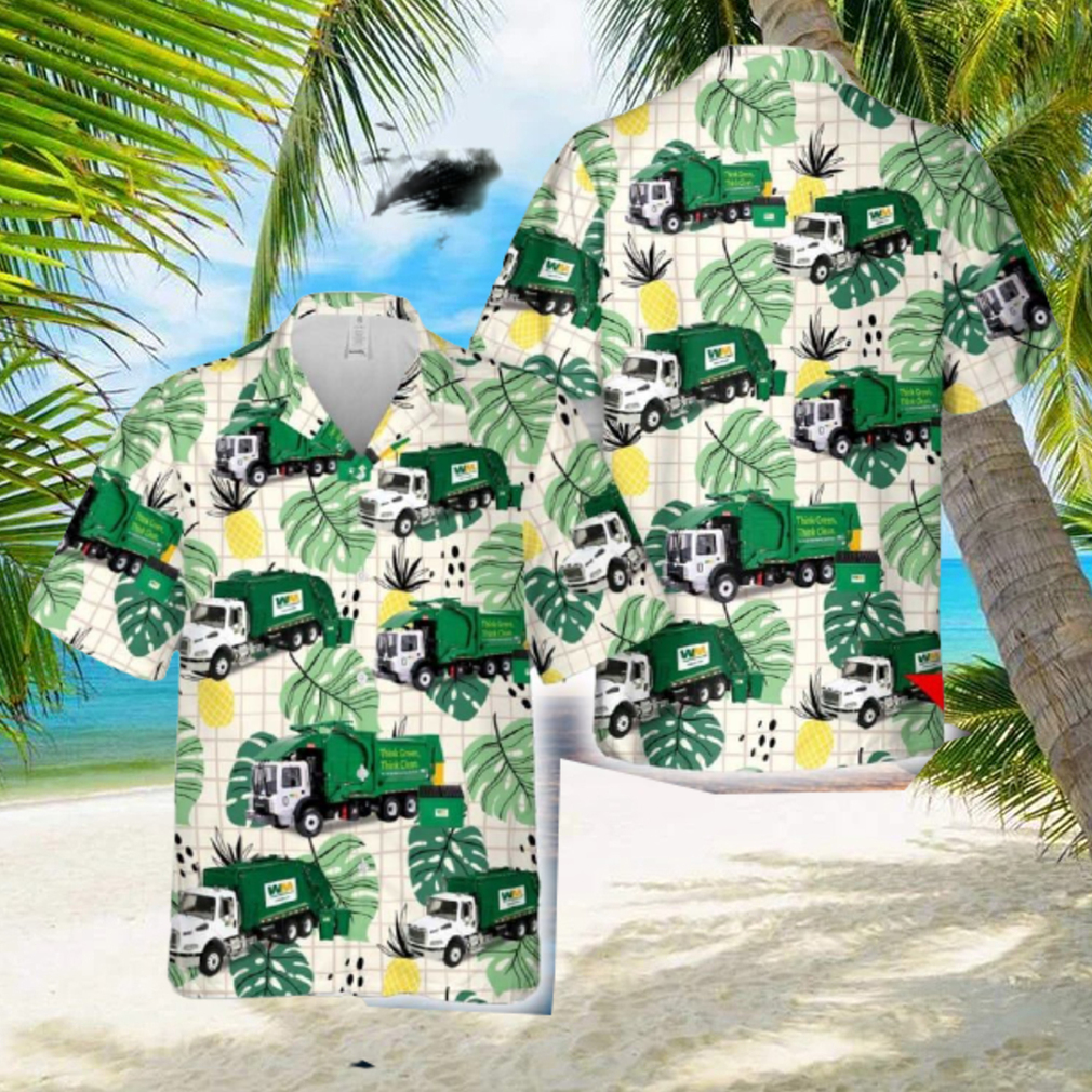 Custom Waste Management Hawaiian Shirt Custom Waste Management Hawaiian Shirt