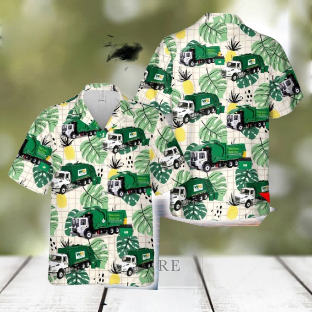 Custom Waste Management Hawaiian Shirt Custom Waste Management Hawaiian Shirt