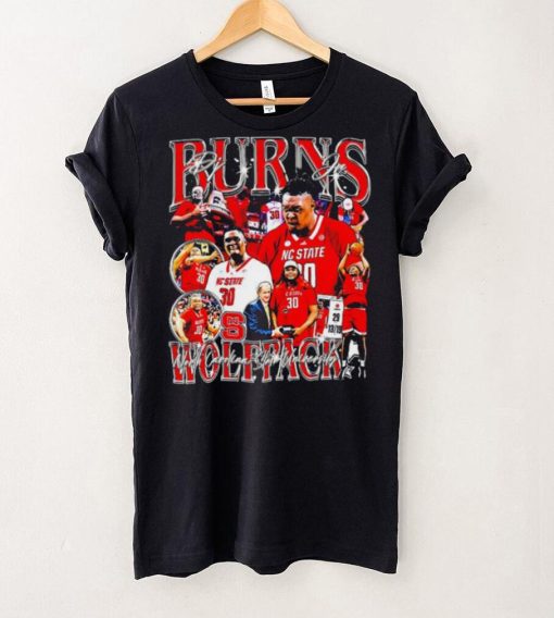 DJ Burns Jr. college basketball player NC State Wolfpack North Carolina State University shirt