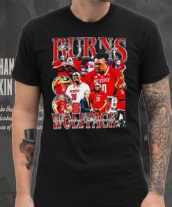 DJ Burns Jr. college basketball player NC State Wolfpack North Carolina State University shirt