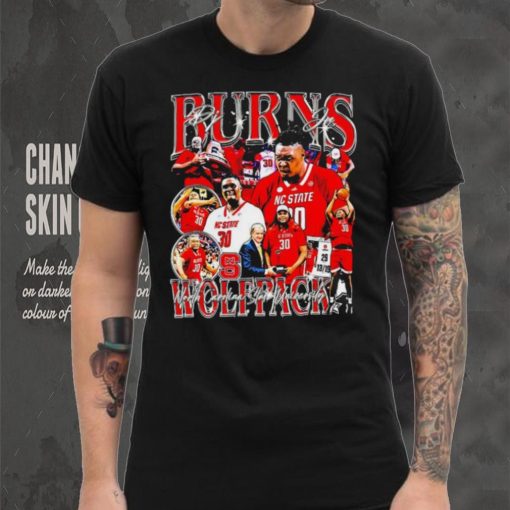 DJ Burns Jr. college basketball player NC State Wolfpack North Carolina State University shirt