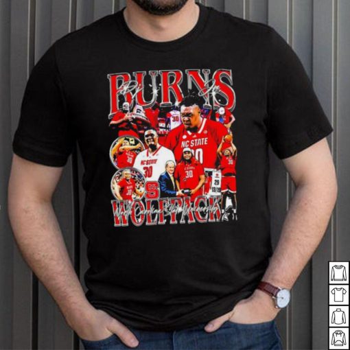 DJ Burns Jr. college basketball player NC State Wolfpack North Carolina State University shirt